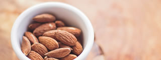 bowl of almonds