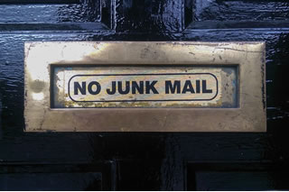 Stop junk mail Stop junk mail