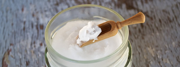 Coconut oil in jar