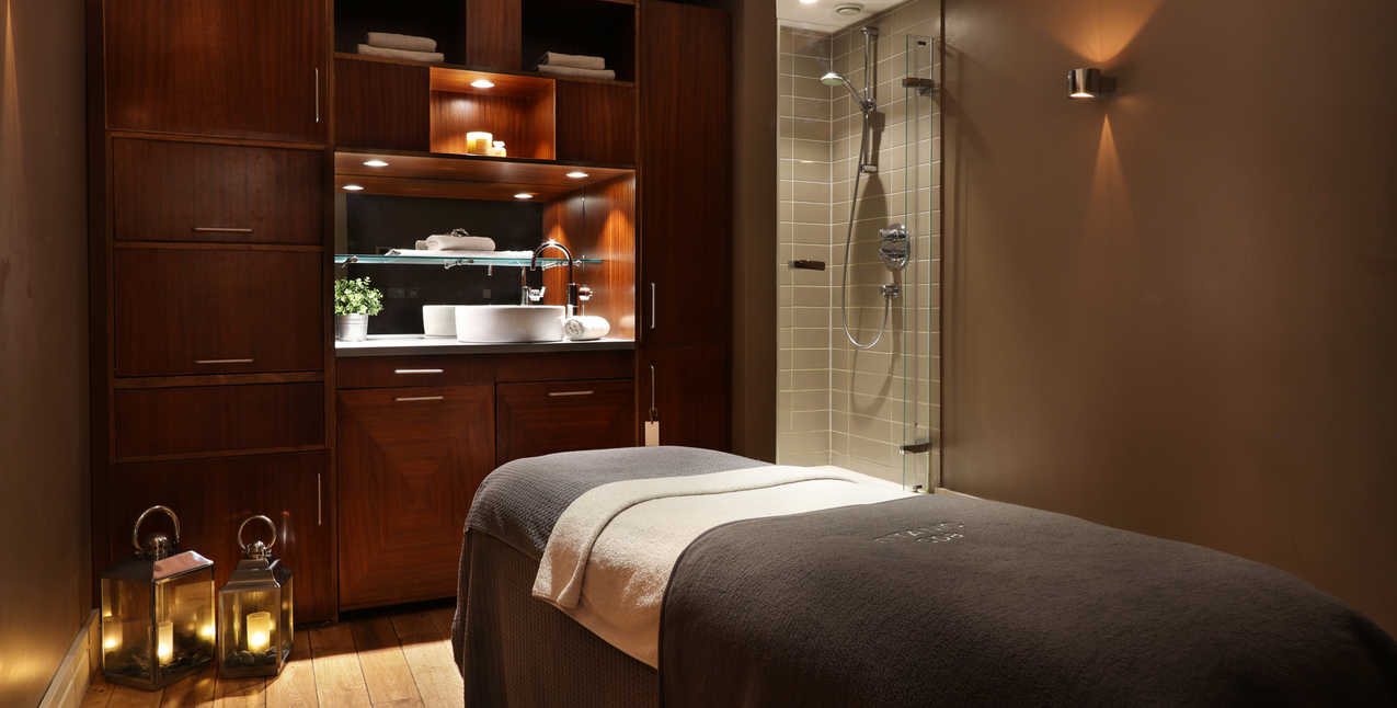 Spa treatment room