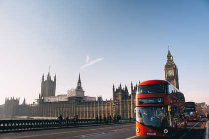 A bus in London