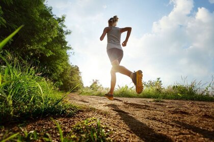 Persons trainers running