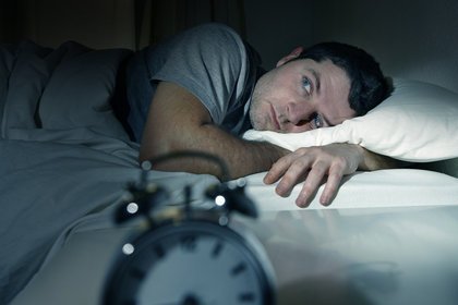 Man unable to sleep