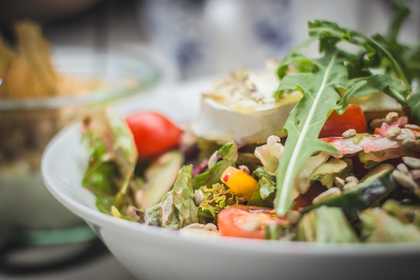 A healthy vegetarian salad